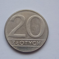 20 ZLOTY 1989 POLONIA