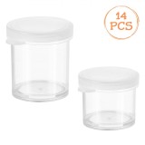 Set Cutiile Organizatoare, Fără Brand, Două Mărimi, Capacitate 10ml și 20ml, 14 Bucăți, Transparent