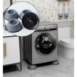 SMARTECH Set 4 picioruse, anti-zgomot si antiderapante, suporti amortizare vibratii masina de spalat, amortizoare uscator de rufe, frigider