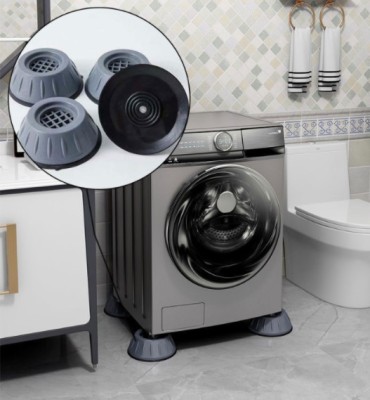 SMARTECH Set 4 picioruse, anti-zgomot si antiderapante, suporti amortizare vibratii masina de spalat, amortizoare uscator de rufe, frigider foto
