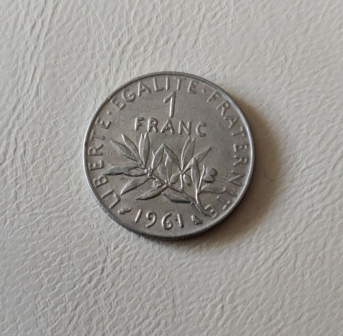 Franța - 1 franc (1961) monedă s345