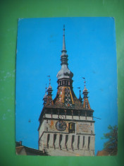 HOPCT 47990 TURNUL CU CEAS SIGHISOARA -JUD MURES -CIRCULATA foto