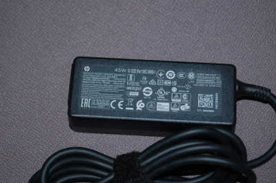 Incarcator laptop HP 19.5V 45W 2.31A model TPN-DA16 mufa albastra cu pin foto