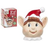 Cutie Bani Craciun Elf Pictat Manual Polystone Decoratiune Cadou