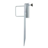 Suport Metalic Argintiu pentru Umbrela 43x4cm