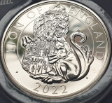 5 pounds 2022 Marea Britanie, Lion of England , Brilliant unc, Coincard, Europa