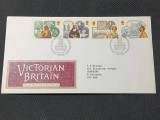 Anglia 1987 - 150 de ani de la urcarea reginei Victoria, serie pe FDC