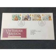Anglia 1987 - 150 de ani de la urcarea reginei Victoria, serie pe FDC