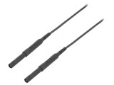 Cablu de măsurare 6kV 16A 1,5m Negru