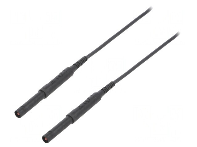 Cablu de măsurare 6kV 16A 1,5m Negru