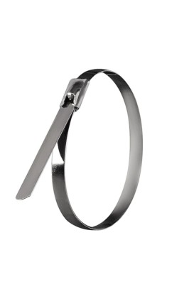 Coliere metalice tip bride, 4,6 x 300 mm, Set 10 bucati foto