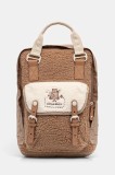 Doughnut rucsac Macaroon Fairies &amp; Friends culoarea maro, mare, cu imprimeu, D010FFB