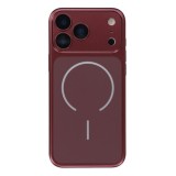 Husa Skin pentru Transformare iPhone 17 Pro Max in iPhone 18 Pro Max &ndash; Design Premium, Compatibil MagSafe, Culoare Cherry