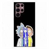 Husa compatibila cu Samsung Galaxy S22 Ultra Silicon Gel Tpu Model Rick And Morty Connected