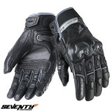 Cumpara ieftin Manusi barbati pentru scuter - motocicleta Racing/Naked iarna Seventy model SD-N47 negru/gri Negru/gri XL (10 cm)