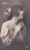 Portret Mignon cu femeie in rugaciune (scrisa 1925)