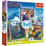 Cumpara ieftin Puzzle Trefl 3in1 Bang Disney Encanto Eroii din Encanto