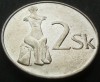 Moneda 2 COROANE - SLOVACIA, anul 1993 *cod 1592 A, Europa
