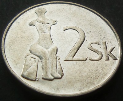Moneda 2 COROANE - SLOVACIA, anul 1993 *cod 1592 A foto