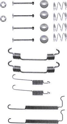 TEXTAR 97008300 Set accesorii, sabot de frana