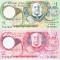 Bancnota Tonga 1 si 2 Pa&#039;anga (1995) - P31d/32d UNC ( set x2 - serie C/4 - vezi descriere )