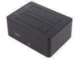 Stație de Andocare USB Neagră, Logilink