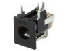 Conector DC Lumberg THT soclu tata 3A 34V, 6/1,98mm, pentru PCB, unghi 90 grade