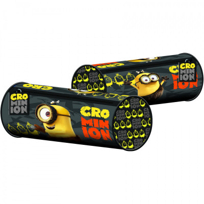 Penar tubular, Universal Minions, culoare gri de baieti foto