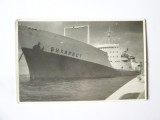 Rară! Fotografie model carte postala 140 x 90 mm cu nava Bucuresti din anii 60