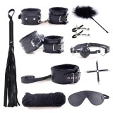 Set accesorii fetish Expert 10pcs Black