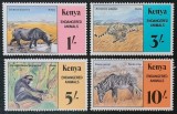 Kenya 1985 - Fauna protejata, animale, serie neuzata