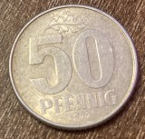 C50 - Moneda foarte veche - Germania Democrata DDR - 50 pfennig - 1972