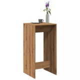 VidaXL Masă de bar, stejar artizanal, 51x50x103,5 cm, lemn prelucrat