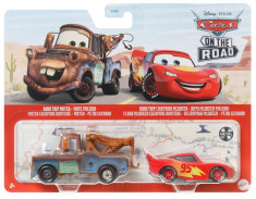 CARS3 SET 2 MASINUTE METALICE ROAD TRIP MATER SI ROAD TRIP FULGER MCQUEEN SuperHeroes ToysZone foto