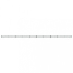 Gard plasa de sarma cu bordura, verde, 0,8x25 m