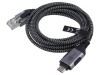 Cablu slim USB 3.1 RJ45 - USB C, 2m, Goobay