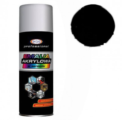 Spray vopsea Negru RAL 9005MAT 400ML Wesco foto