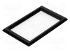 Cadru negru ABS 74x44,7mm 58x32,5mm DISPLAY VISIONS
