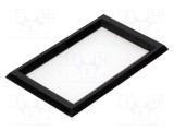 Cadru negru ABS 74x44,7mm 58x32,5mm DISPLAY VISIONS