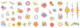 Stickere pentru unghii si tatuaje - Flori | Avenir