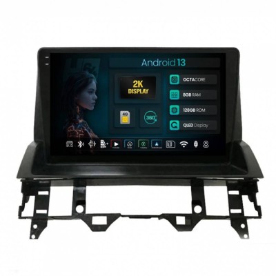 Navigatie 2K Mazda 6 (2002-2008) 8GB RAM Android 13 Octacore Slot Sim 4G DSP GPS Wi-FI Carplay Android Auto USB Bluetooth Waze Touchscreen 10 Inch foto