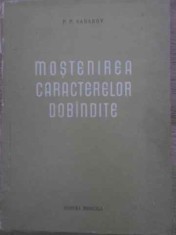 MOSTENIREA CARACTERELOR DOBANDITE-P.P. SAHAROV-301771