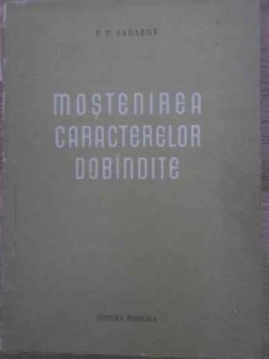 MOSTENIREA CARACTERELOR DOBANDITE-P.P. SAHAROV-228844 foto