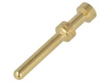 Pin tată aurit 1mm2 crimpat 16A