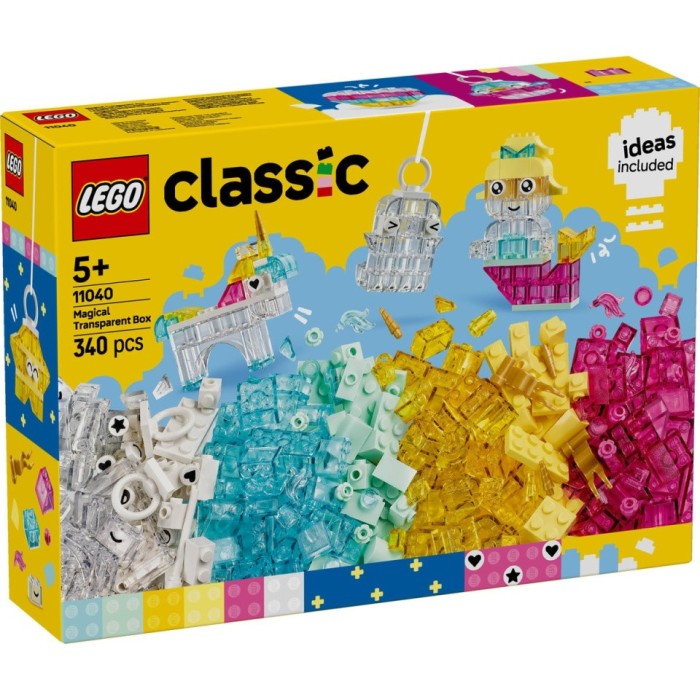 LEGO CLASSIC CUTIE TRANSPARENTA MAGICA 11040
