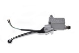 Pompa frana hidraulica cu maneta, pentru fata, filet cablu M10, culoare argintiu... Cod Produs: MX_NEW ZV4001
