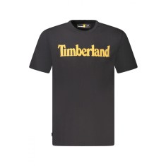 Timberland Tricou TFO SS Linear Tea barbati, cu imprimeu, Regular fit, Negru, M