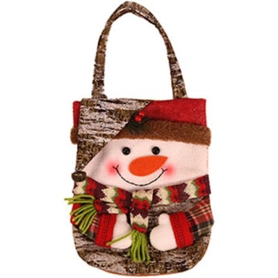 Geanta pentru Cadouri de Craciun, Flippy, Model Om de Zapada, Decoratiune Sarbatori, 46x23x2 cm, Multicolor foto