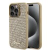 Husa pentru iPhone 15 Pro Max - Disco Metal Script (GUHCP15XPMSDGSD) - Gold, Guess