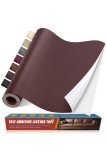 Kit de reparații din piele Sgooyir, autoadeziv din piele artificială 40x200cm, kit de reparații din piele artificială cu pete autoadezive pentru scaun